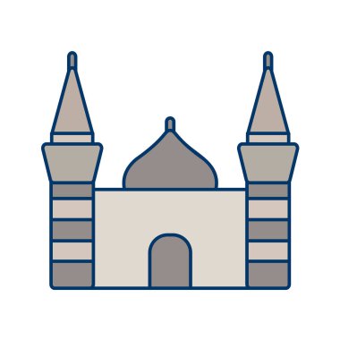 Ünlü kule simgesinin vektör çizimi