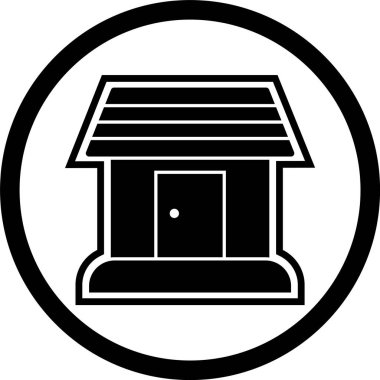 Dükkan Simgesi Moda Biçiminde İzole Arkaplan