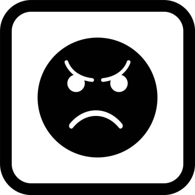 Öfkeli Duygusal Simge Moda Tarzı İzole Arkaplan