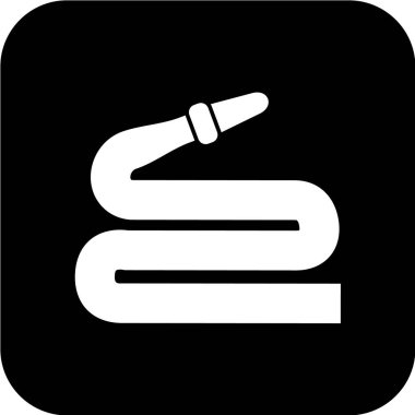 Hortum tipi web simgesi vektör illüstrasyonu 