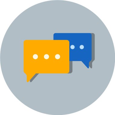 sohbet balonu vektör simgesi