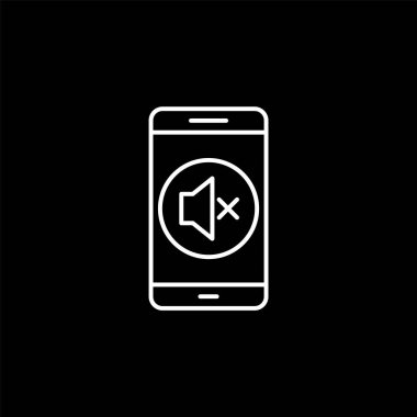 Mobil Mobil Uygulama Simgesi Moda Biçimli İzole Arkaplan