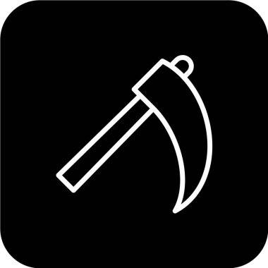 Siyah arkaplanda izole edilmiş tek bir vektör çizimi