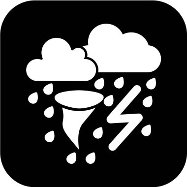 Bir bulutun vektör illüstrasyonu