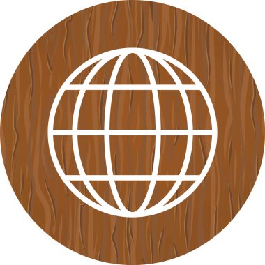 Moda Biçimli Küresel Simge Ayrı Arka Gruplandırılmış