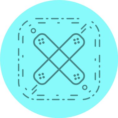 Tıbbi ve sağlık ikonunun vektör illüstrasyonu