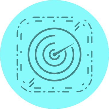 Radar Simgesi Moda Biçiminde İzole Arkaplan