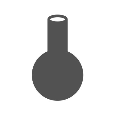 Laboratuvar şişe simgesinin vektör illüstrasyonu