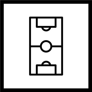 alan vektör illüstrasyonu, basit simge