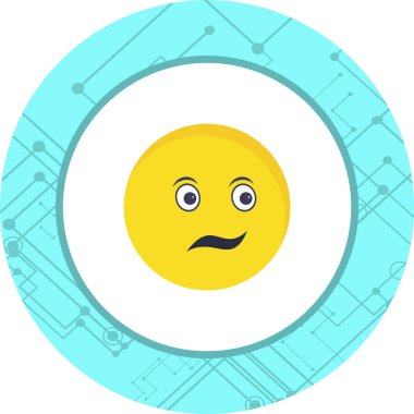 Moda Biçimli Karışık Emoji Simgesi Ayrıştırılmış Arka Gruplandırma