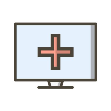 tıbbi simge vektör illüstrasyonu