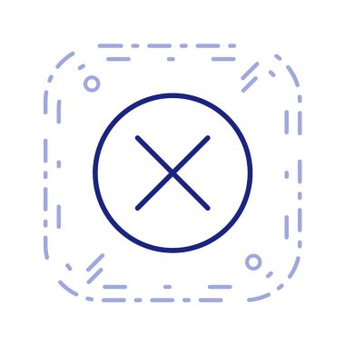 Multimedya düz simgesi beyaz arkaplanda izole edildi