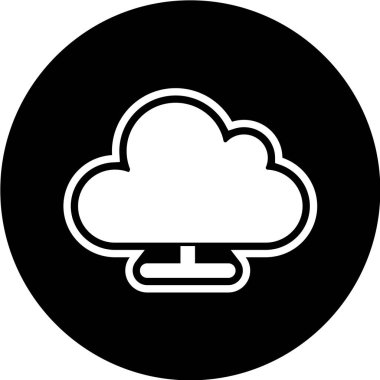 bulut vektör illüstrasyonu