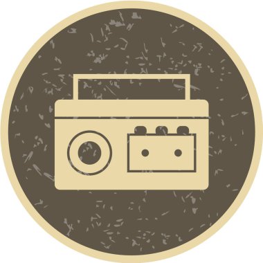 minimalist vektör illüstrasyonu, uygulama simgesi