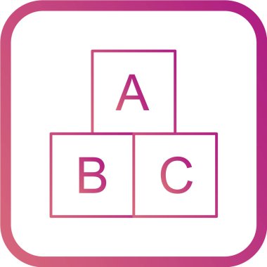 Modern eğitim ikonunun vektör illüstrasyonu