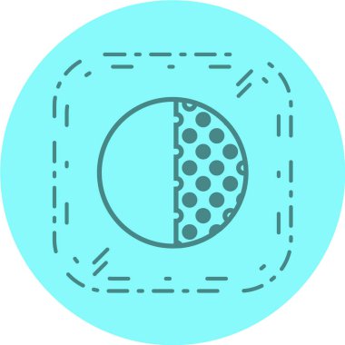 donut simgesi vektör illüstrasyonu