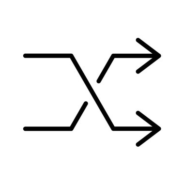 Oklar vektör illüstrasyonu, basit simge