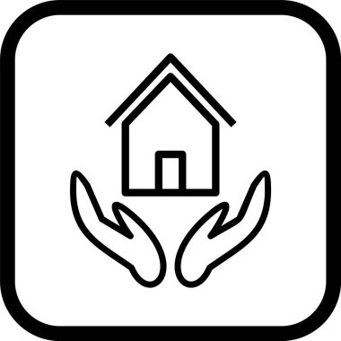 Sigorta Simgesi Moda Biçiminde İzole Arkaplan