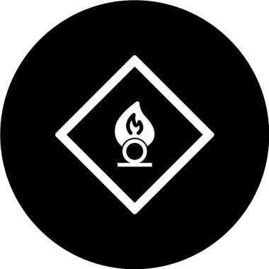 Yol simgesi, vektör illüstrasyonu