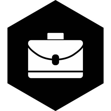 Moda Biçiminde Portföy Simgesi İzole Arkaplan