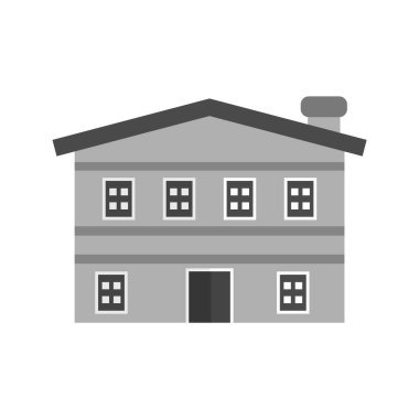 Moda Biçimli Ofis Simgesi İzole Arkaplan