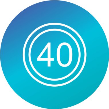 Yol simgesi, vektör illüstrasyonu