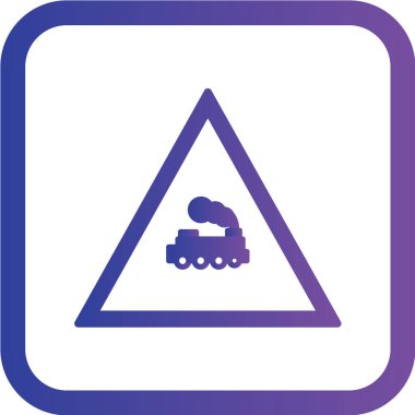 Yol simgesi, vektör illüstrasyonu