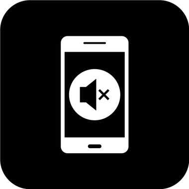 Modern telefon simgesinin vektör illüstrasyonu 