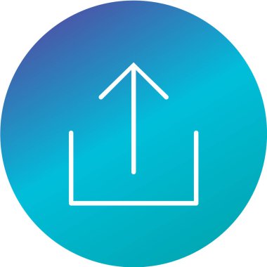 Multimedya düz simgesi beyaz arkaplanda izole edildi