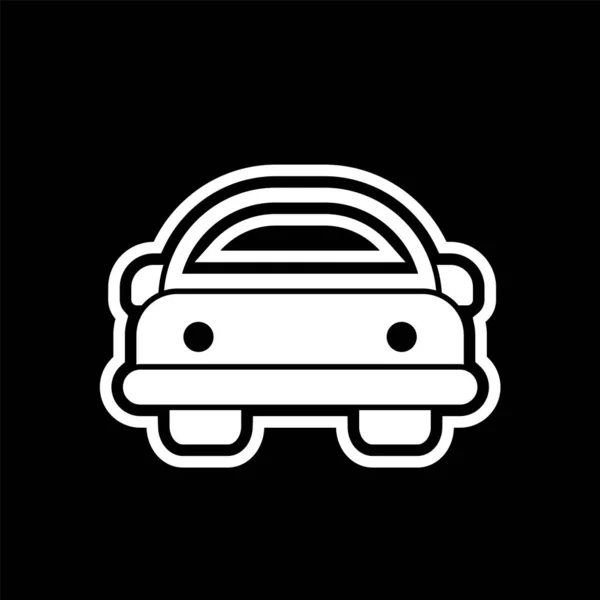Γεω Αυτοκίνητο Εικονίδιο Trendy Στυλ Απομονωμένο Φόντο — Διανυσματικό Αρχείο