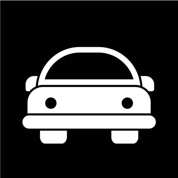 Ilustracja Wektor Ikony Samochodu — Wektor stockowy