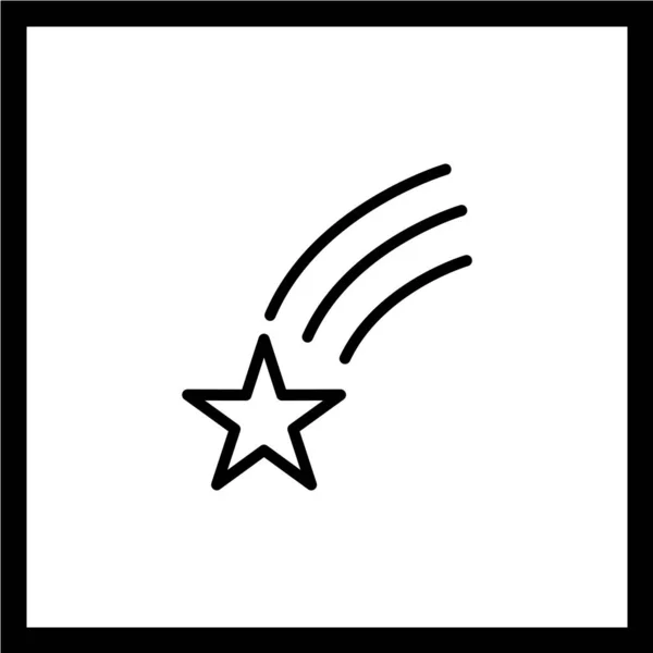 Ilustración Vectorial Icono Blanco Negro — Vector de stock