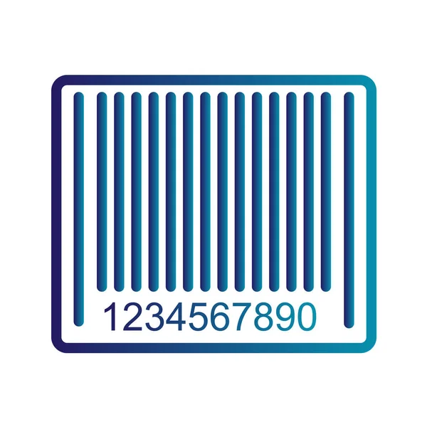 Barcode Icon Vector Illustration — Stock Vector