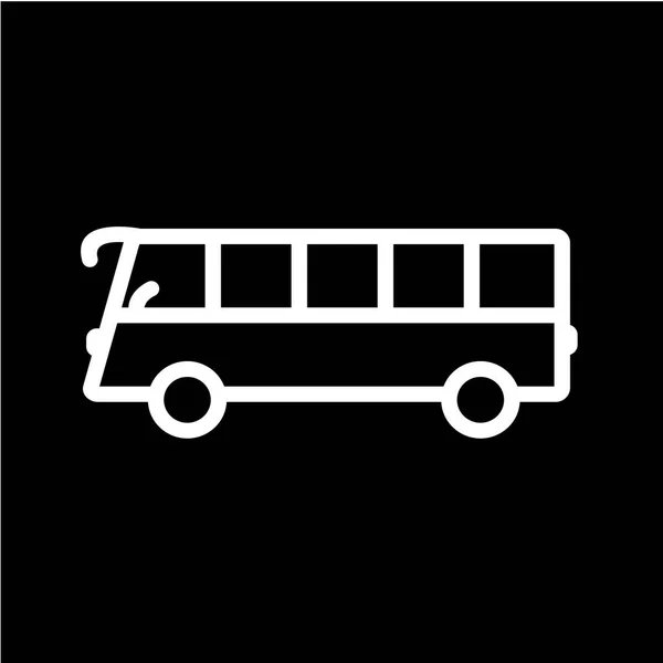 バスのアイコン ベクターイラスト — ストックベクタ