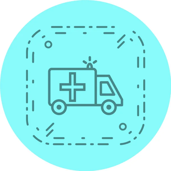 Krankenwagen Symbol Vektor Illustration — Stockvektor