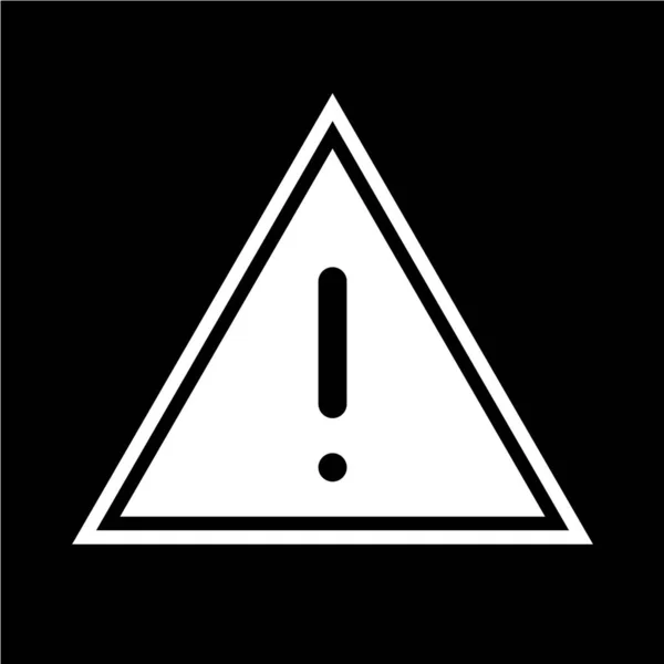 Warning Sign Icon Vector Illustration — Stock Vector