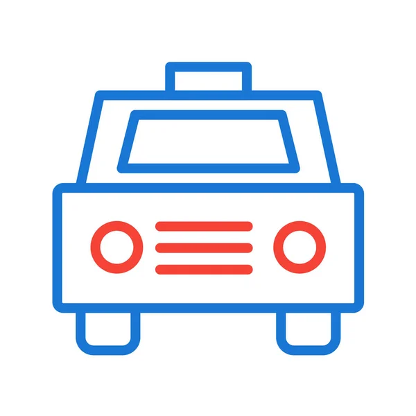 Taxi Pictogram Vector Illustratie — Stockvector