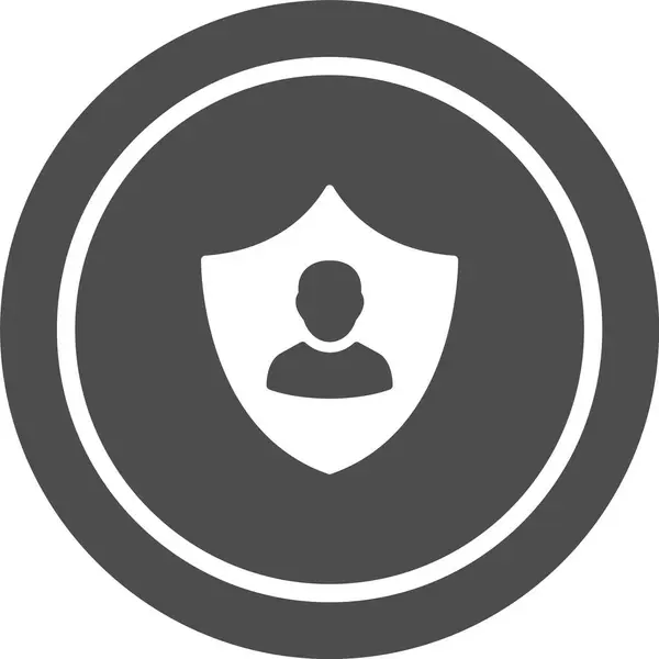 Business Protection Icon Trendigen Stil Isolierten Hintergrund — Stockvektor