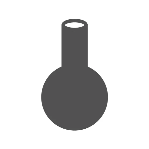 実験室のフラスコのアイコンのベクトル図 — ストックベクタ