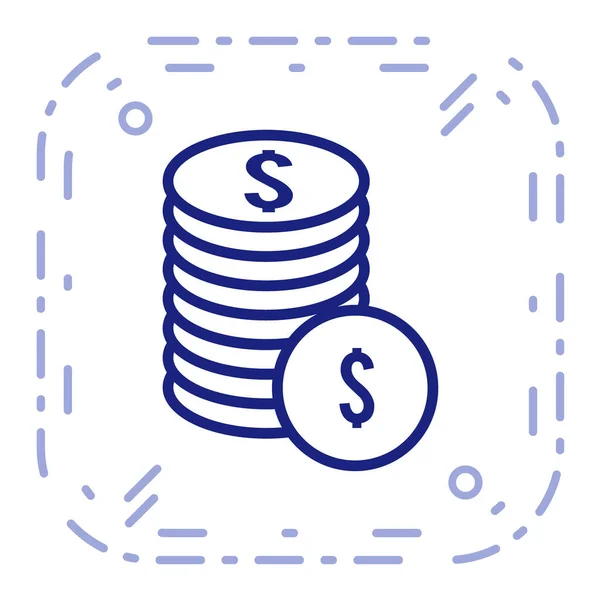 Geld Symbol Vektor Illustration — Stockvektor