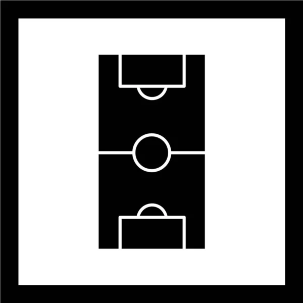 サッカーのための現代的なBの欠如アイコンのベクトル図 — ストックベクタ