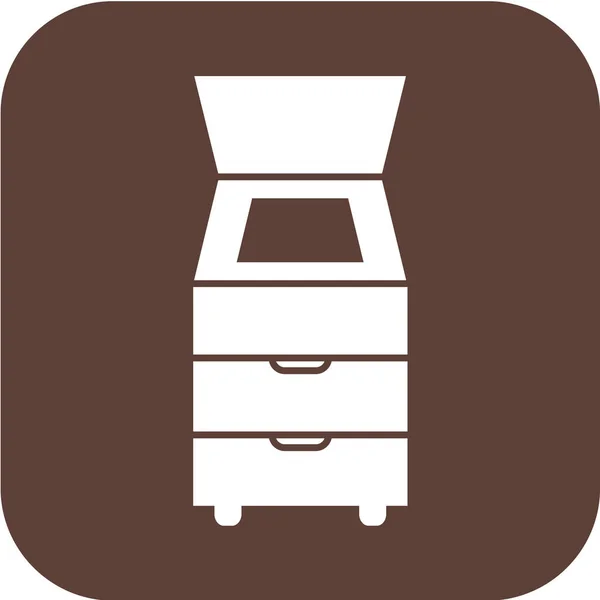 Minimalistische Vektorillustration App Symbol — Stockvektor