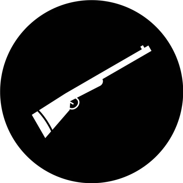 Arme Armée Icône Pistolet Illustration Vectorielle — Image vectorielle