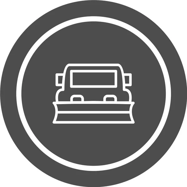 Bilvektorikon Biltransportskylt Transportsymbol — Stock vektor