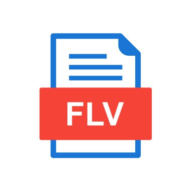 dosya biçimi simgesi, vektör illüstrasyonu