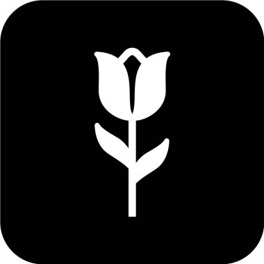 çiçek web simgesi vektör illüstrasyonu 