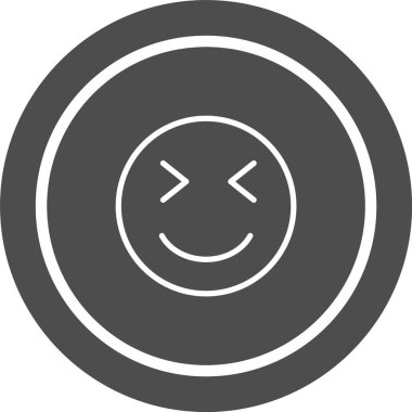 Moda Biçimli Emoji Simgesi İzole Arkaplan