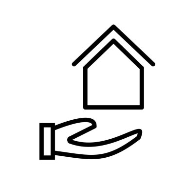 ev simgesi vektör illüstrasyonu