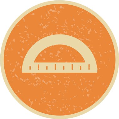 Sarı ve turuncu bir ikonun vektör illüstrasyonu