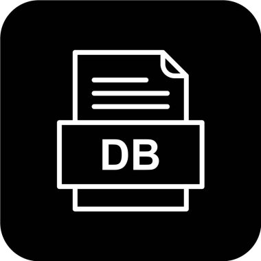 el çizimi vektör illüstrasyonlu düz tasarım simgesi